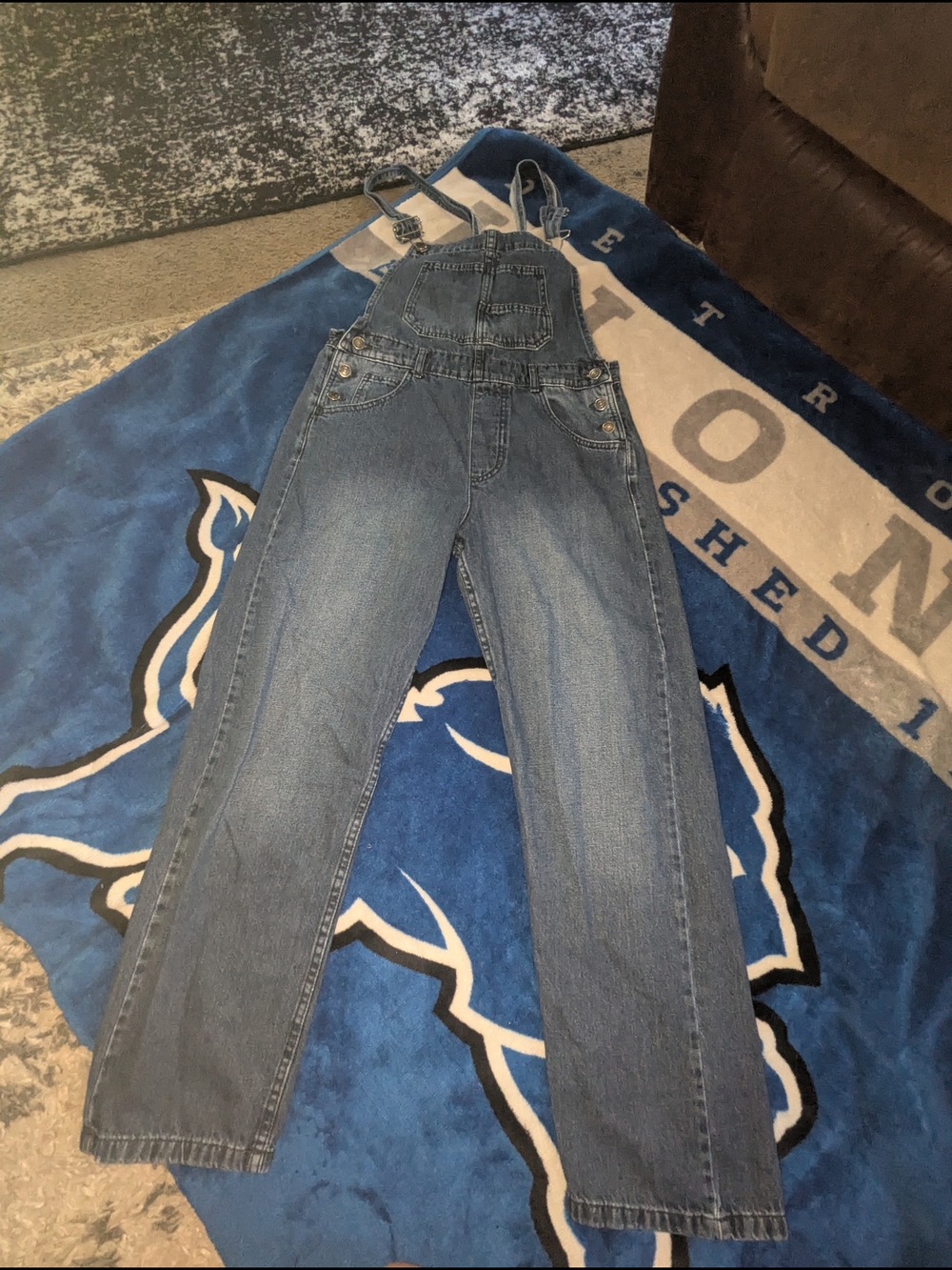 We The Free Women's Denim Overalls in Medium Blue Wash